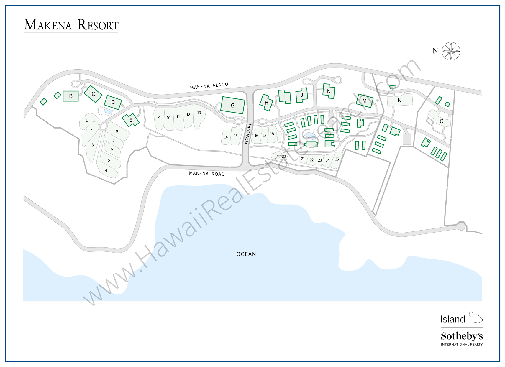 Makena Resort Development Map
